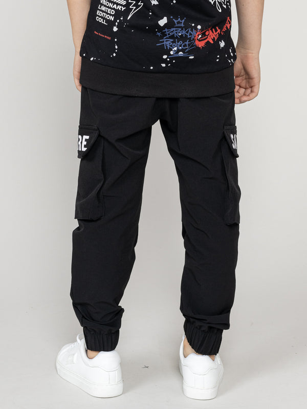 WOVEN PANTS Black / 14