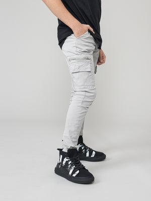 WOVEN PANTS Silver / 14