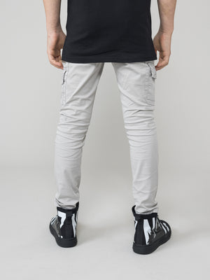 WOVEN PANTS Silver / 14
