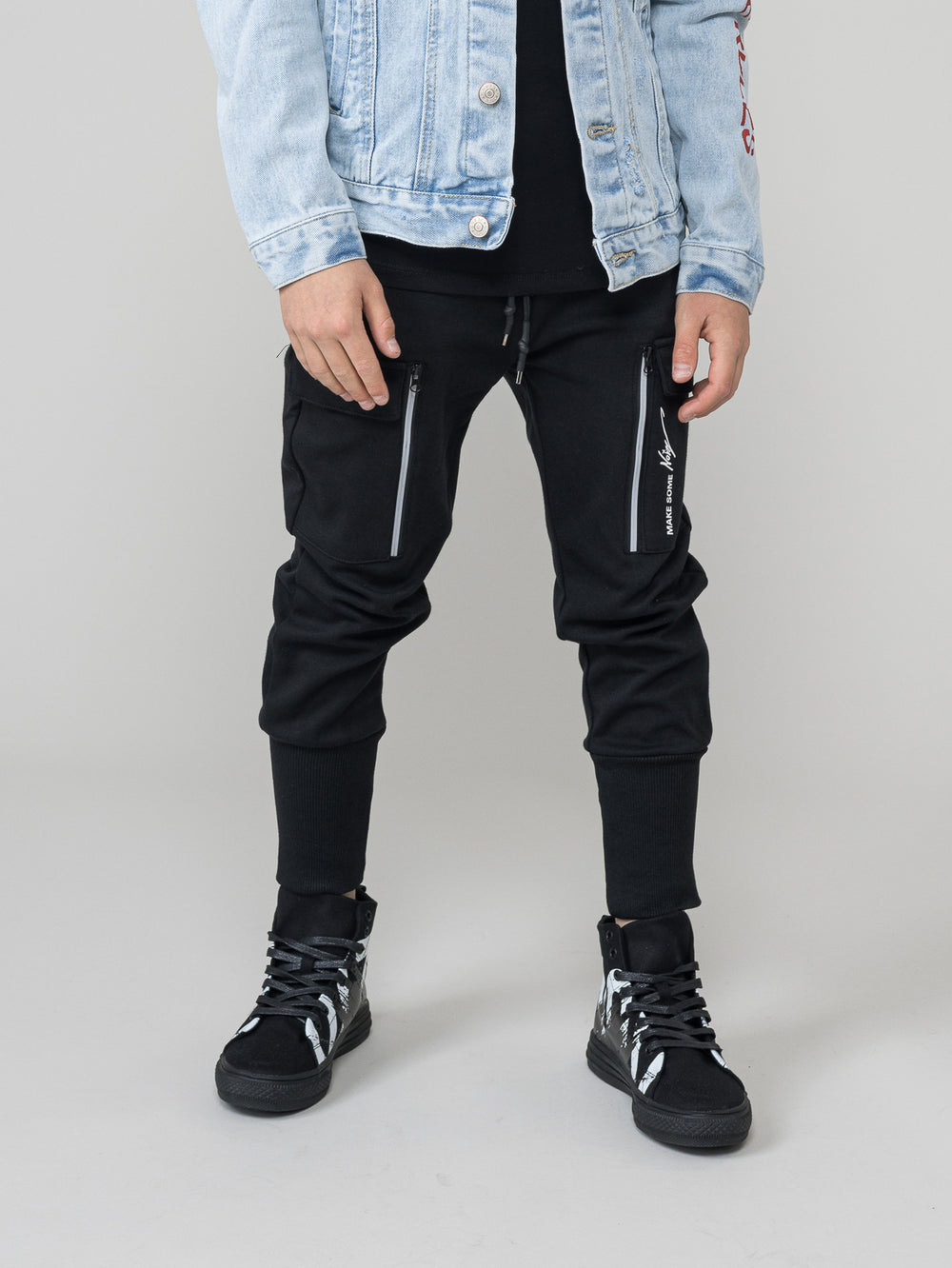 WOVEN PANTS Black / 14