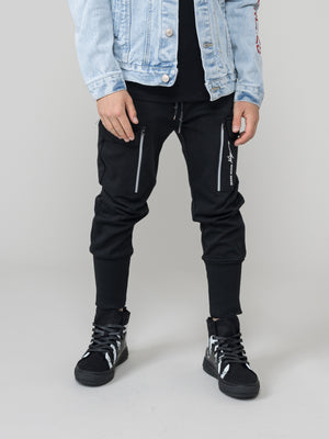 WOVEN PANTS Black / 14