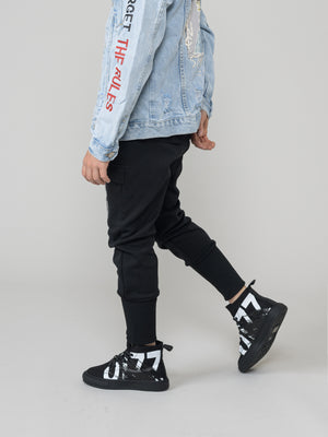 WOVEN PANTS Black / 14