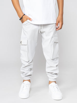 WOVEN PANTS Silver / 14