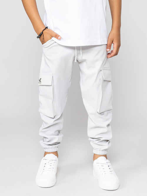 WOVEN PANTS Silver / 14