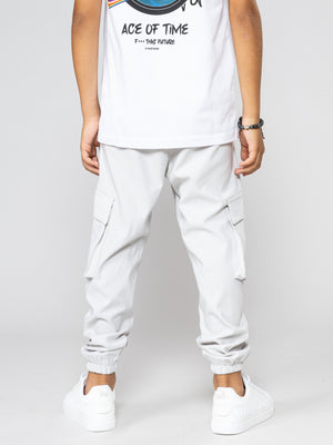 WOVEN PANTS Silver / 14