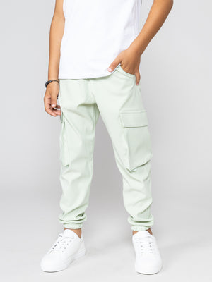 WOVEN PANTS Mint Green / 14