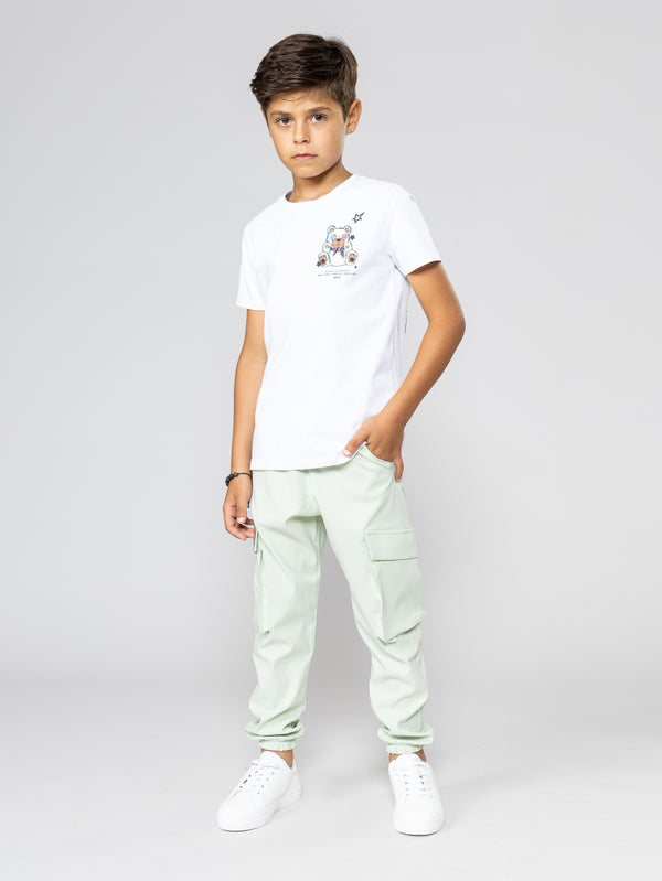 WOVEN PANTS Mint Green / 14