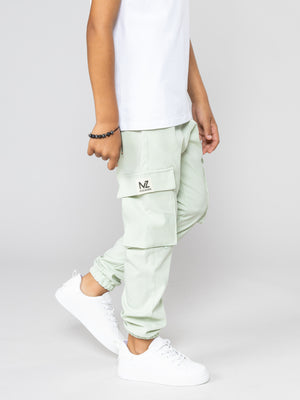 WOVEN PANTS Mint Green / 14
