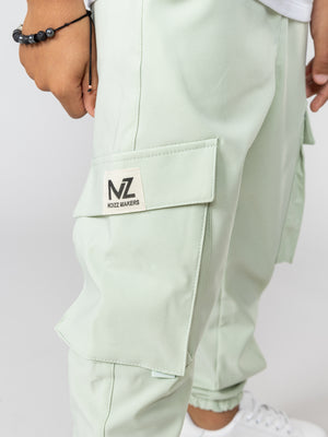 WOVEN PANTS Mint Green / 14