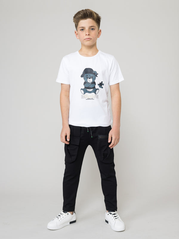 WOVEN PANTS Black / 14