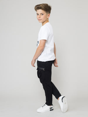 WOVEN PANTS Black / 14