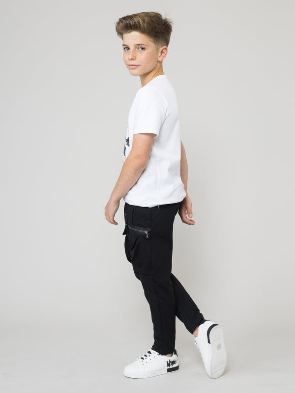 WOVEN PANTS Black / 14