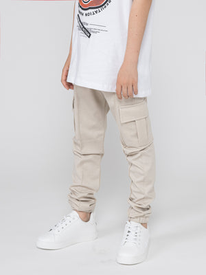TAILORED PANTS Beige / 14