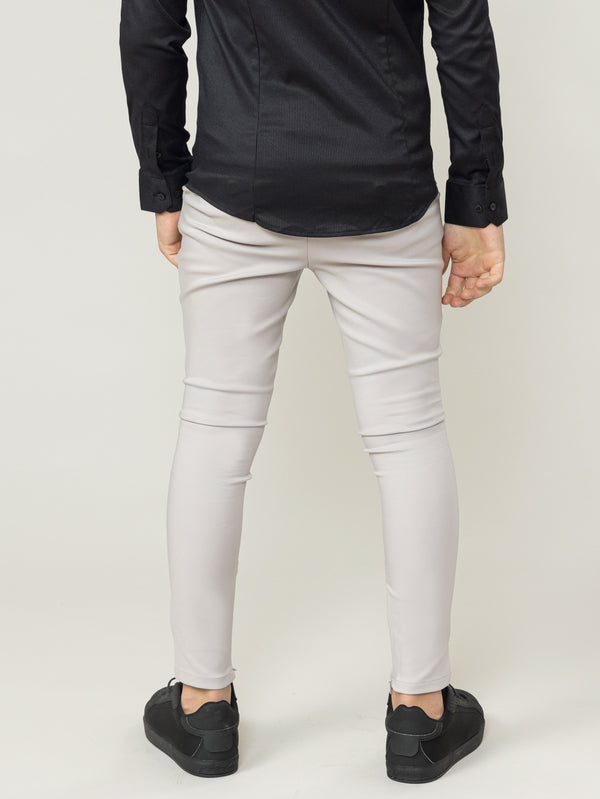 TAILORED PANTS Light Gray / 14