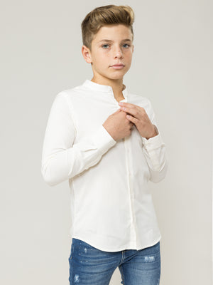 PREMIUM WOVEN SHIRTS Cream / 14