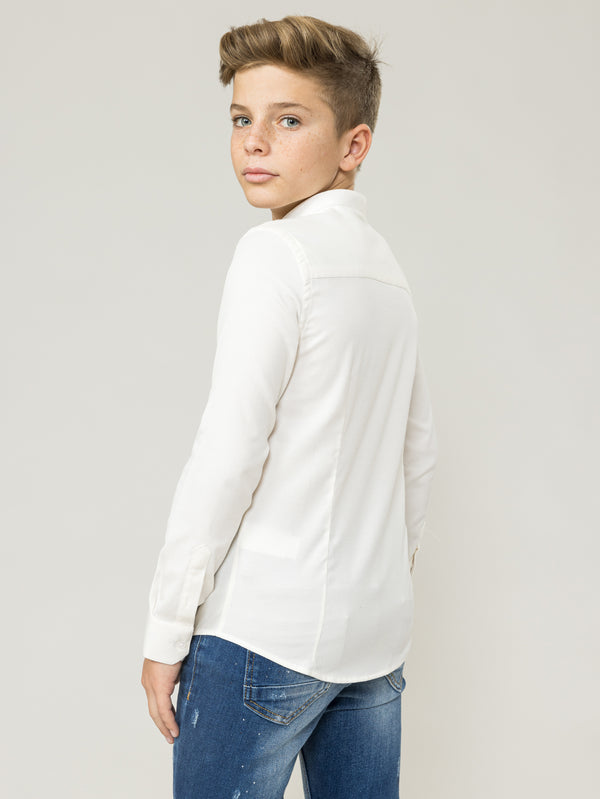 PREMIUM WOVEN SHIRTS Cream / 14