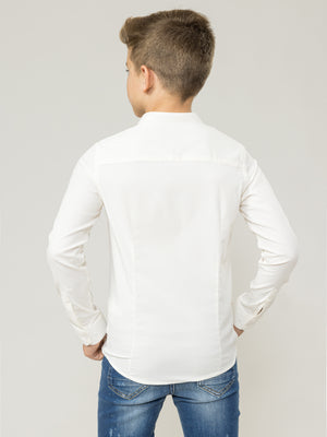 PREMIUM WOVEN SHIRTS Cream / 14
