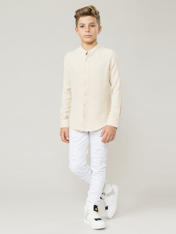 PREMIUM WOVEN SHIRTS Beige / 14