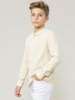 PREMIUM WOVEN SHIRTS Beige / 14