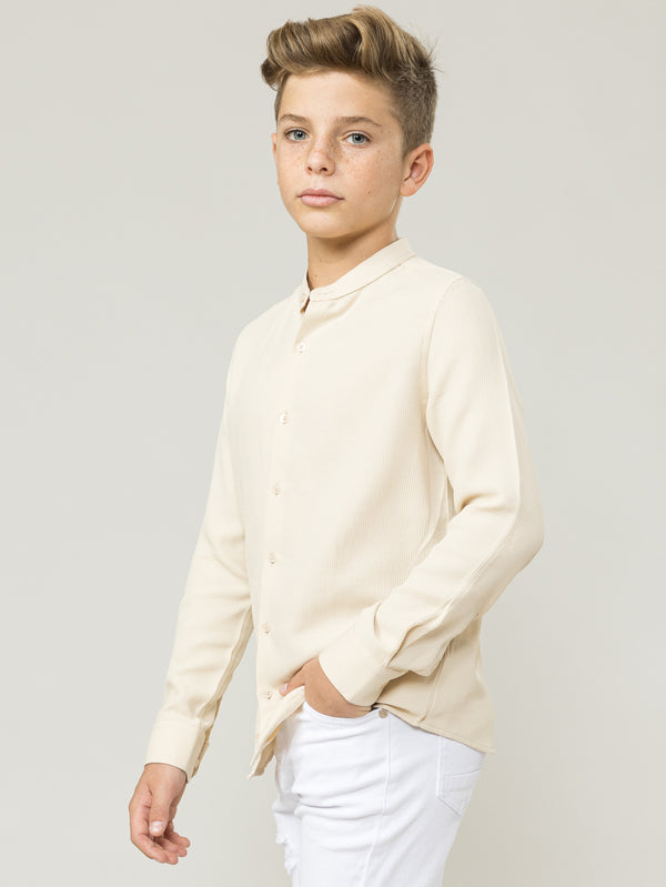 PREMIUM WOVEN SHIRTS Beige / 14