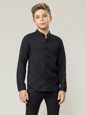 PREMIUM WOVEN SHIRTS Black / 14