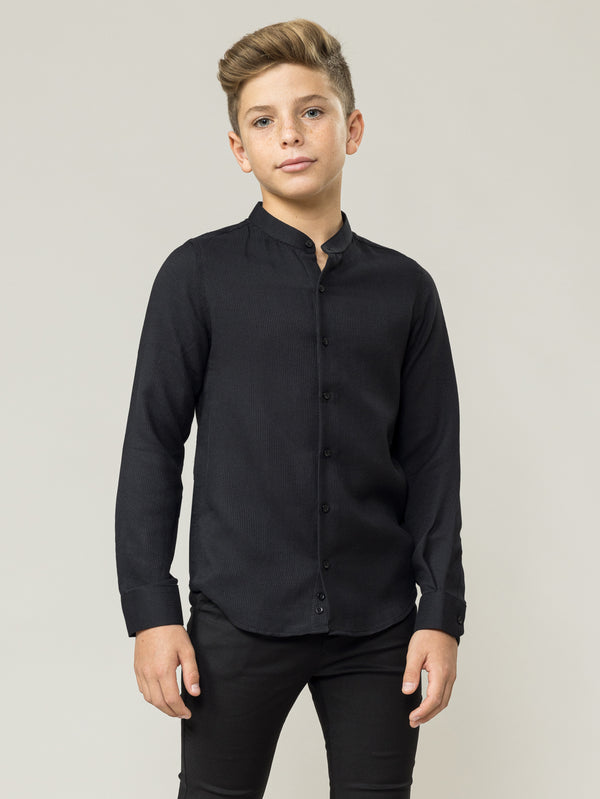 PREMIUM WOVEN SHIRTS Black / 14