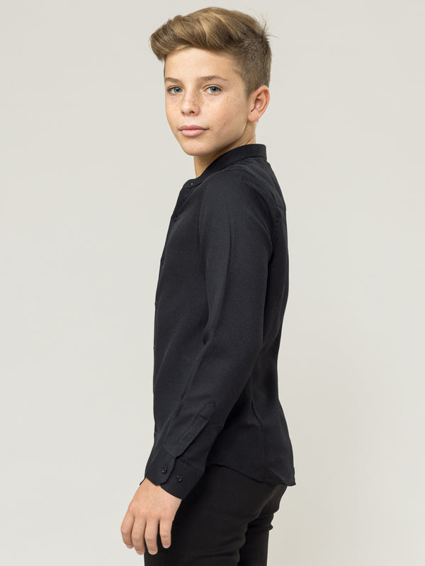 PREMIUM WOVEN SHIRTS Black / 14