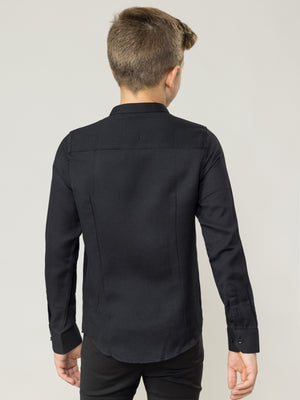 PREMIUM WOVEN SHIRTS Black / 14