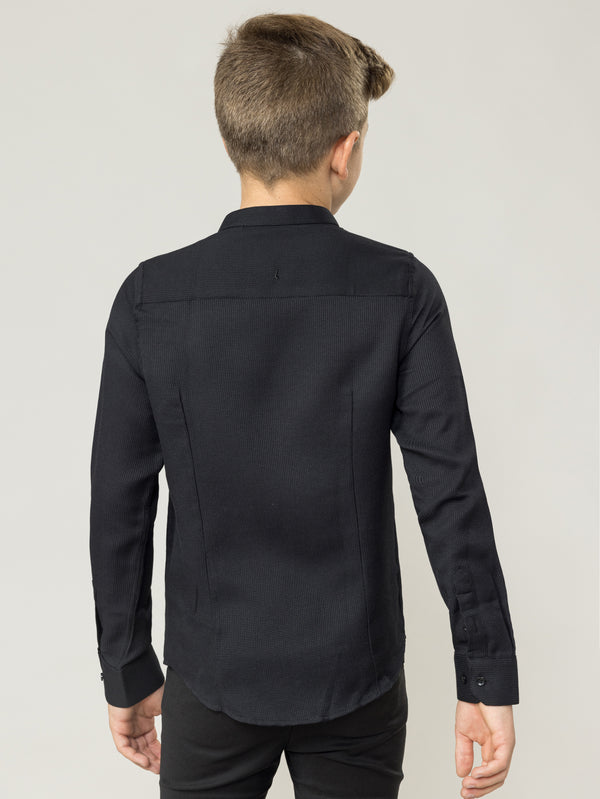 PREMIUM WOVEN SHIRTS Black / 14