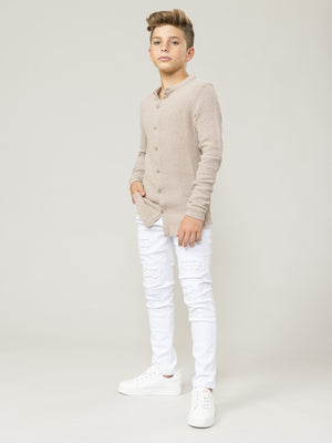 FASHION BUTTONNED SHIRTS Camel / 14