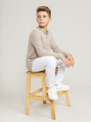 FASHION BUTTONNED SHIRTS Camel / 14