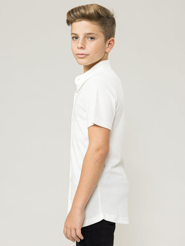 FASHION BUTTONNED SHIRTS Cream / 14
