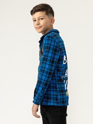 FASHION BUTTONNED SHIRTS Blue / 14