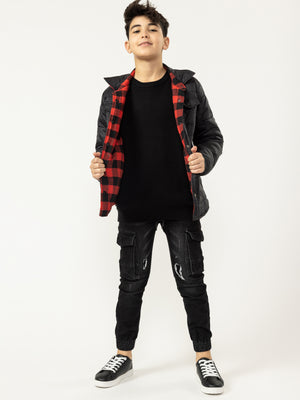 LIGHT COATS Black Check / 14