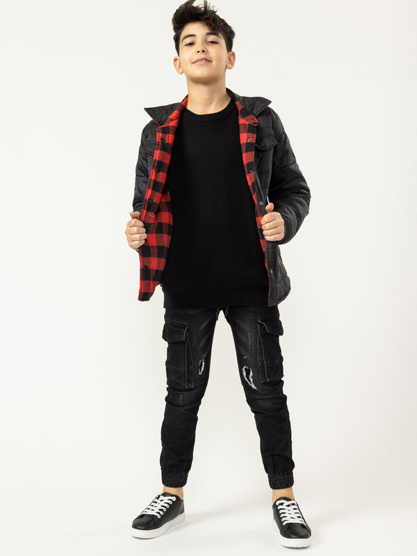 LIGHT COATS Black Check / 14