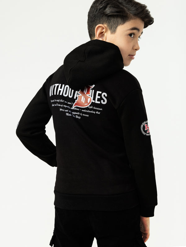 FASHION HOODIE Black / 14