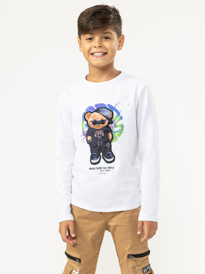 LONG SLEEVE T White / 14