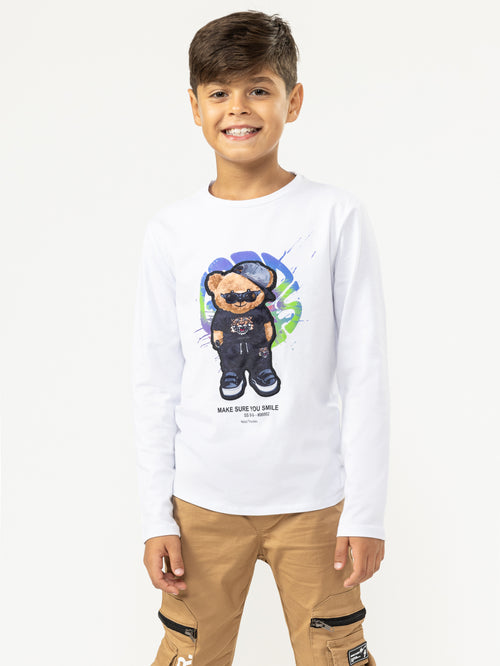 LONG SLEEVE T White / 14
