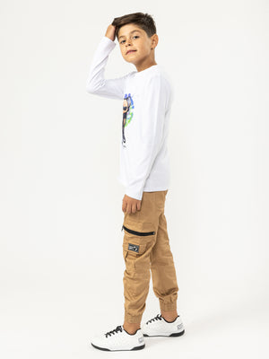 LONG SLEEVE T White / 14