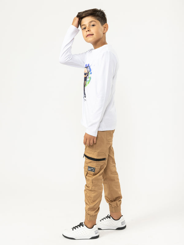 LONG SLEEVE T White / 14