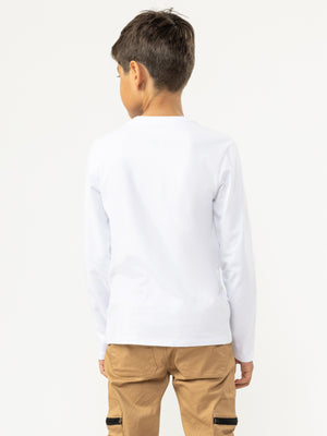 LONG SLEEVE T White / 14