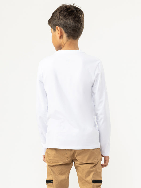 LONG SLEEVE T White / 14