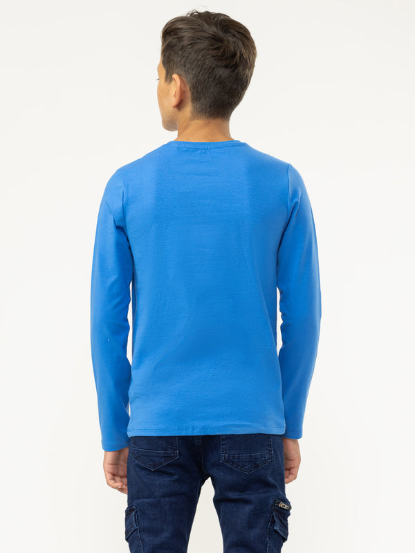 LONG SLEEVE T Blue / 14