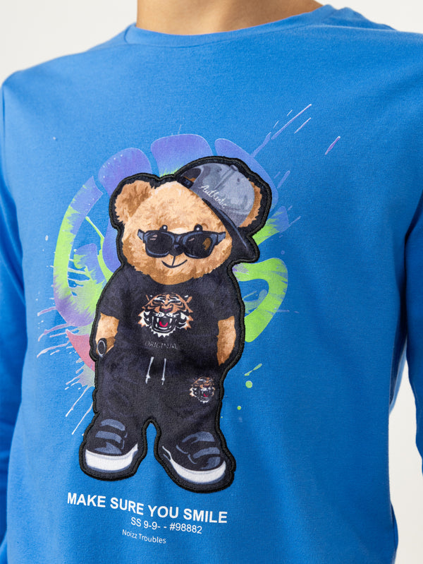 LONG SLEEVE T Blue / 14
