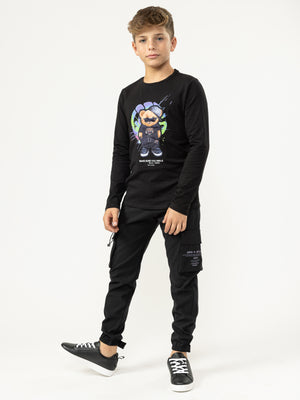 LONG SLEEVE T Black / 14