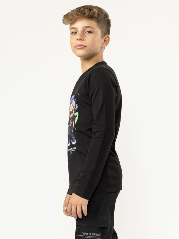 LONG SLEEVE T Black / 14