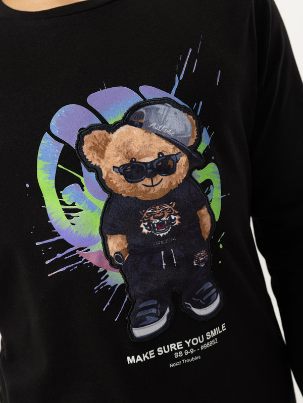 LONG SLEEVE T Black / 14