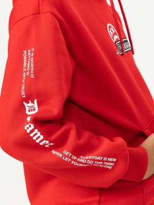 BASIC+HOODIE Red / 14