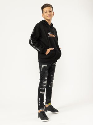 BASIC+HOODIE Black / 14