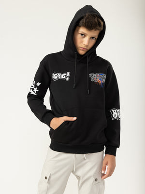 FASHION HOODIE Black / 14